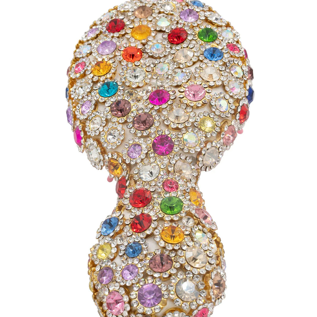 FULLY JEWELED HAIR BRUSH
