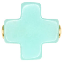 Load image into Gallery viewer, SIGNATURE CROSS BRACELET- MINT