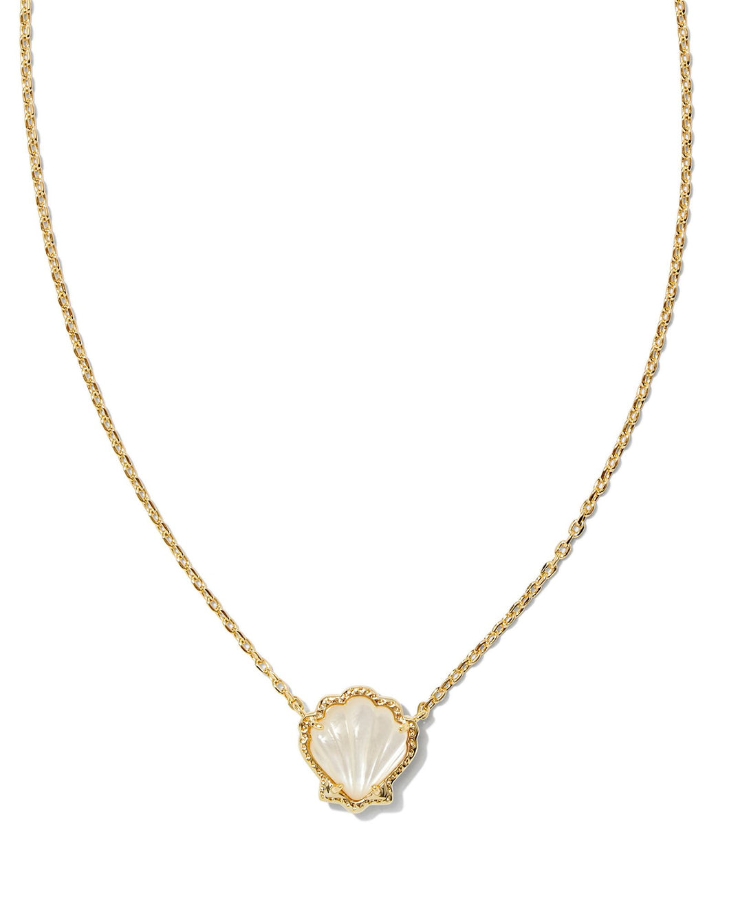 BRYNNE SHELL NECKLACE- IVORY MOP