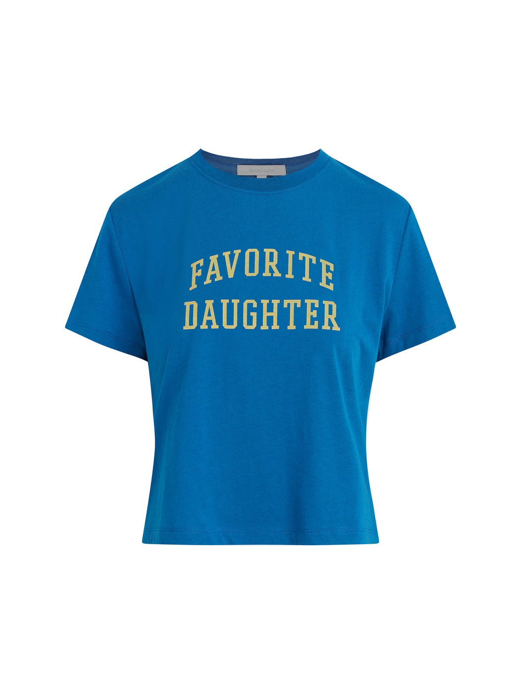 CROPPED TEE- SAPPHIRE