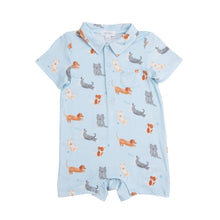 Load image into Gallery viewer, POLO ROMPER- PUPPY PLAY