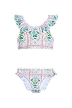 Load image into Gallery viewer, PINK TRELLIS SWIMSET