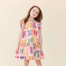 Load image into Gallery viewer, HARPER DRESS- PATTERNED BOWS