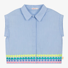 Load image into Gallery viewer, STRIPE EMBROIDERED SHIRT