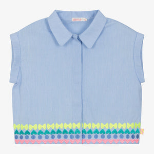 STRIPE EMBROIDERED SHIRT