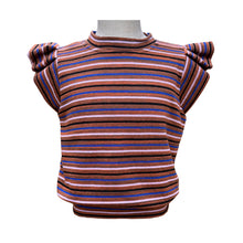 Load image into Gallery viewer, OLIVIA TOP- RUST/ROYAL