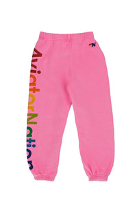 AV SWEATPANT- NEON PINK