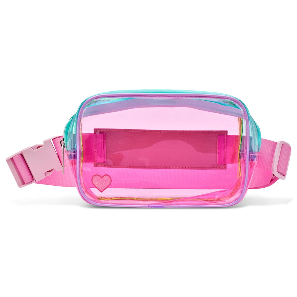 COLORBLOCK CLEAR BELT BAG