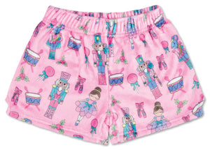 PLUSH PJ SHORTS - NUTCRACKER