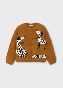 CARAMEL DOG SWEATER