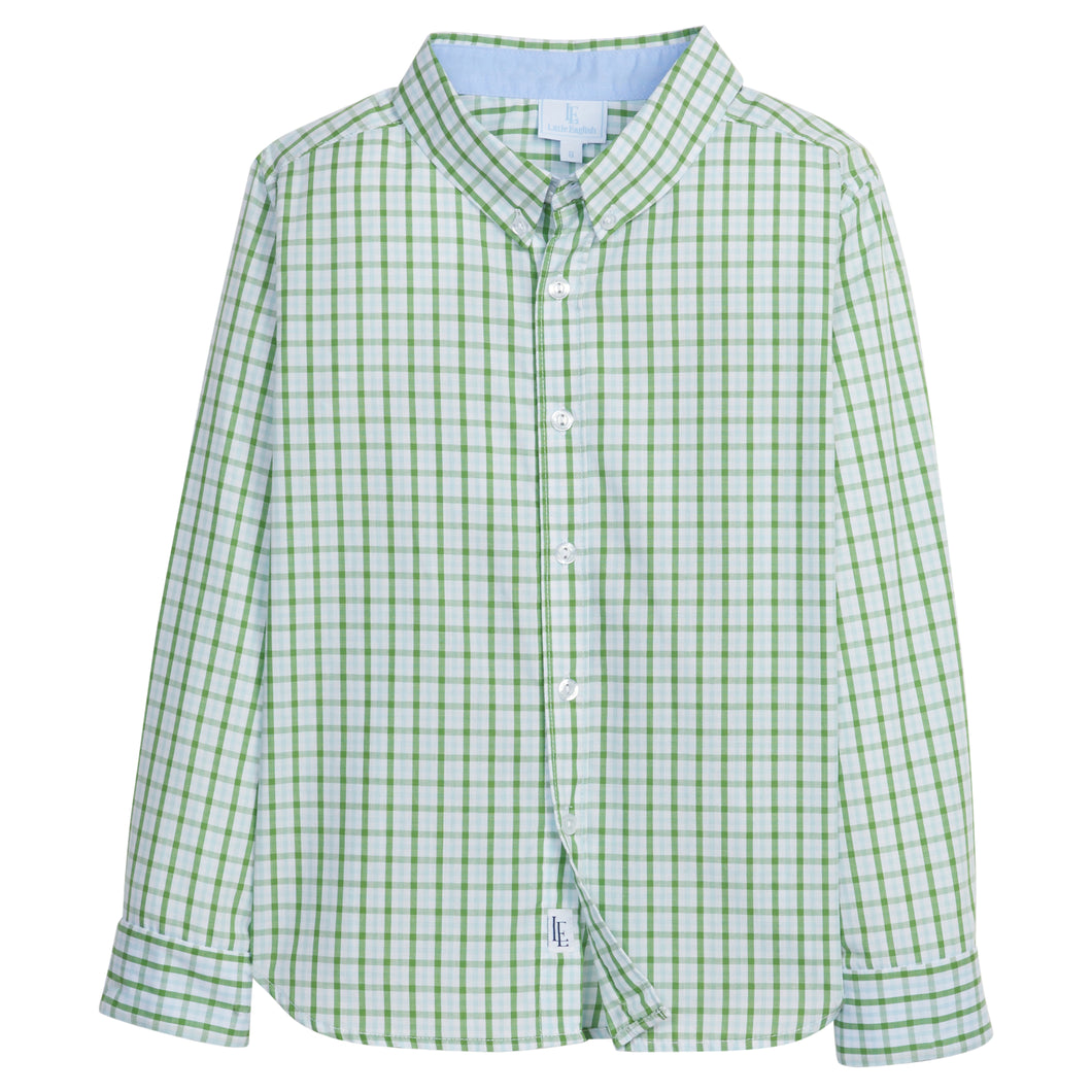 BUTTON DOWN- LELAND PLAID