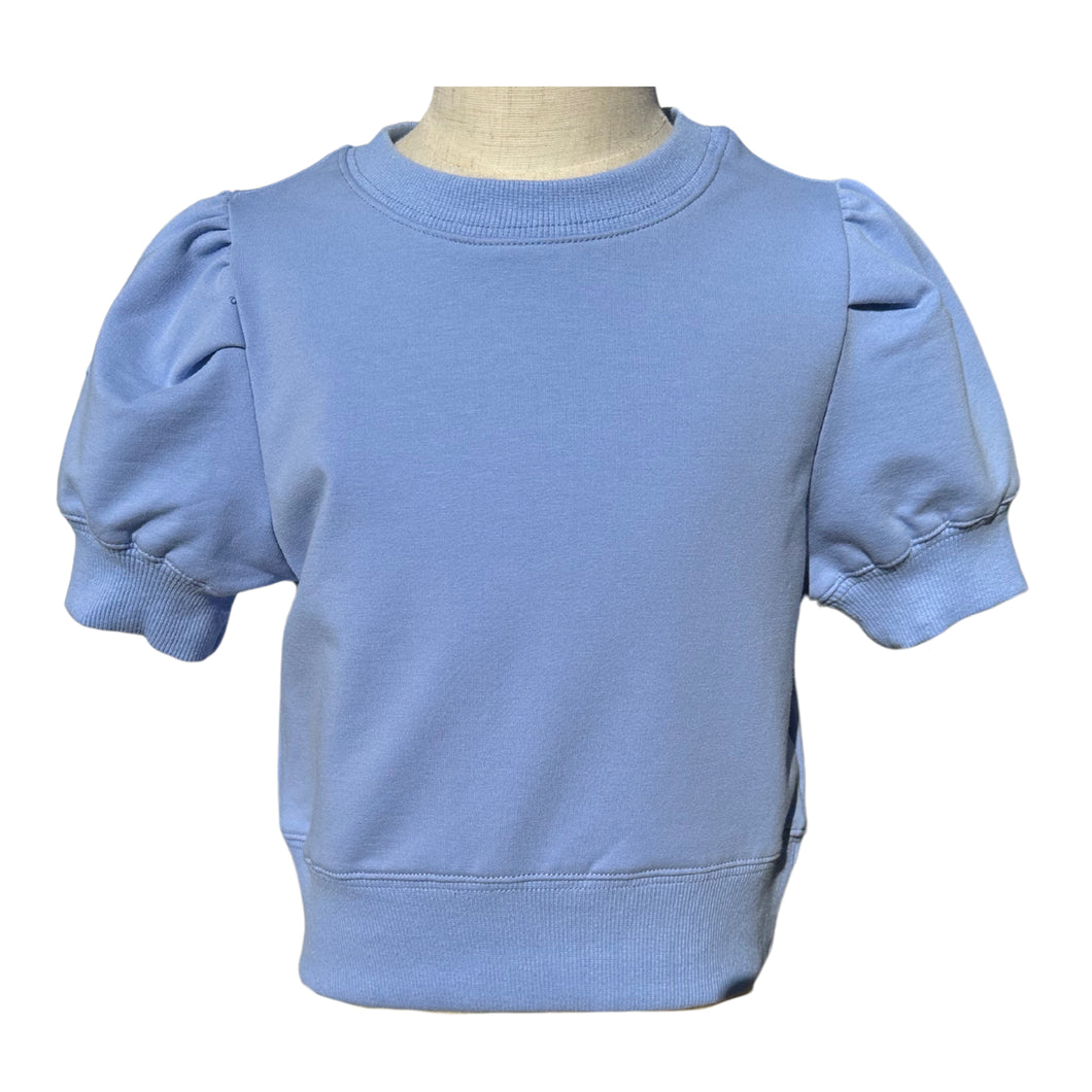 RILEY SWEATSHIRT- CORNFLOWER