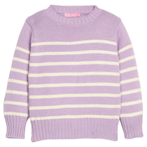 STRIPED SWEATER- LAVENDER