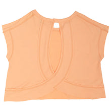 Load image into Gallery viewer, SPLIT BACK TOP- PASTEL PEACH