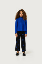 Load image into Gallery viewer, BLUE HIGH NECK SWEATER