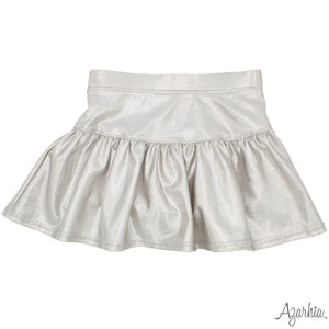 SHIMMER SKORT- SILVER