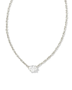 CAILIN NECKLACE- SILVER WHITE