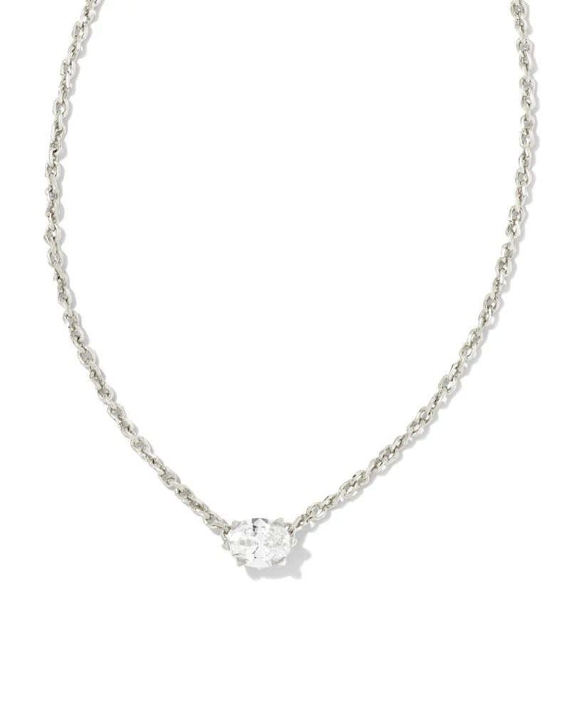 CAILIN NECKLACE- SILVER WHITE