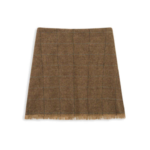 FRINGED SKIRT- HICKORY