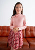 PLEATED MINI SKIRT - RED