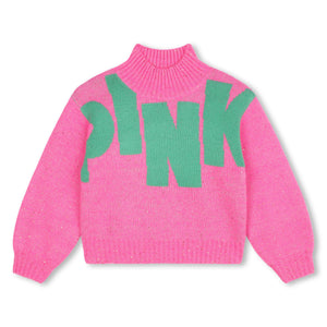 PINK KNITTED SWEATER