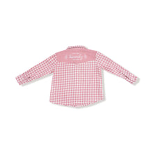 Load image into Gallery viewer, ROSE PINK PLAID LS
