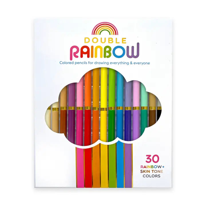 DOUBLE RAINBOW COLORED PENCILS