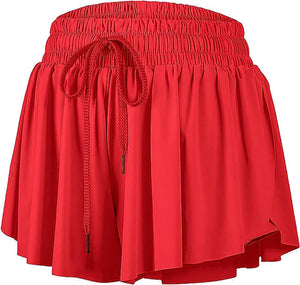 FLOWY SHORT- RED