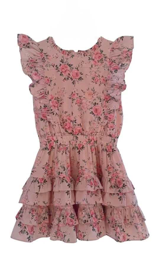 GUSTAVIA DRESS- PINK