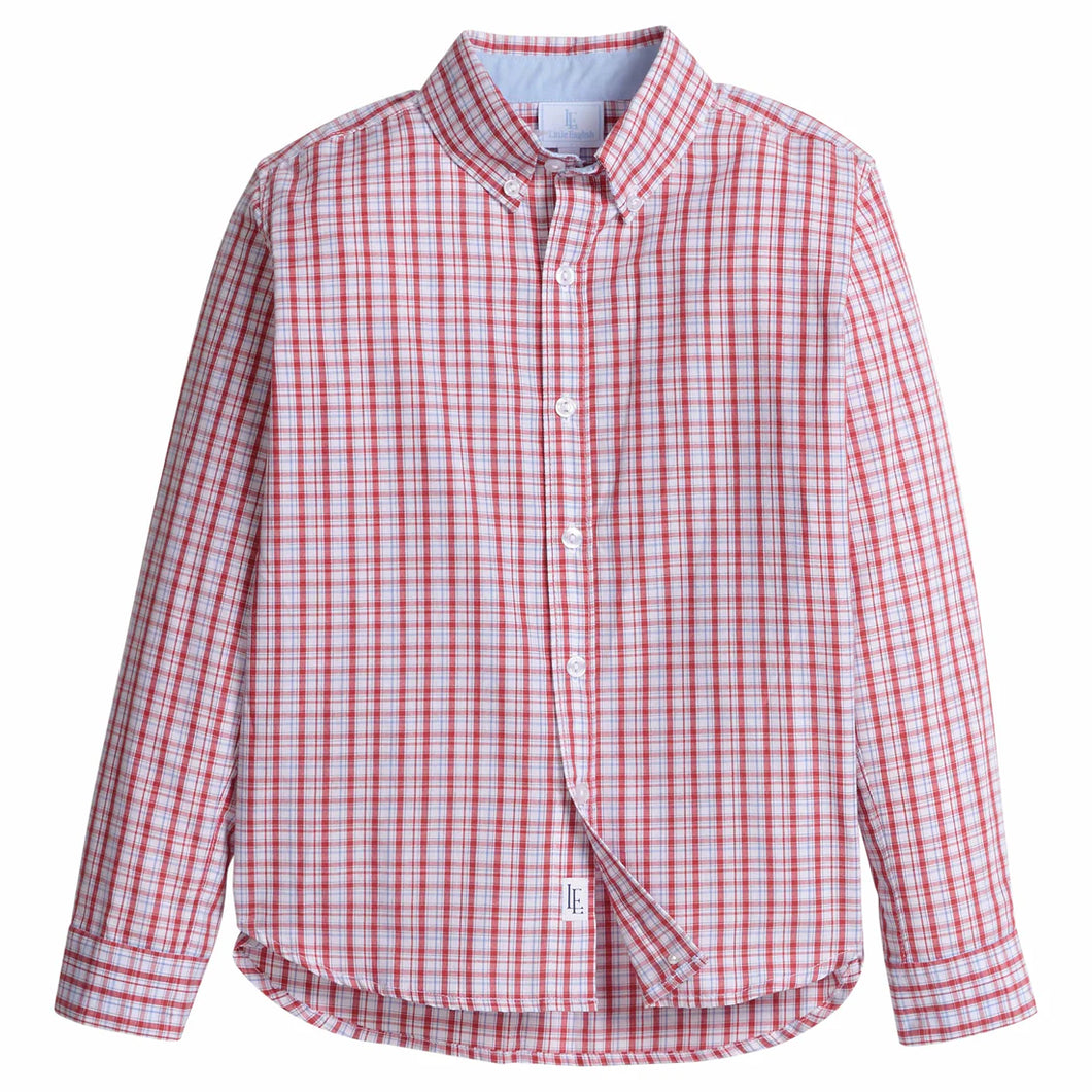 BUTTON DOWN- HARTFORD PLAID