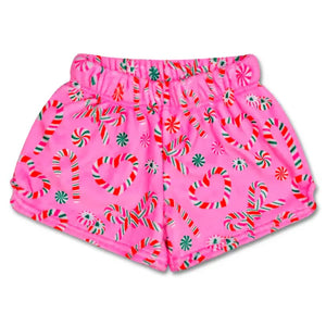 PLUSH PJ SHORTS - MERRY MINT