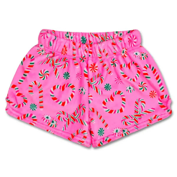 PLUSH PJ SHORTS - MERRY MINT