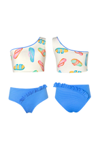 Load image into Gallery viewer, WAVES BIKINI- CHANCLAS