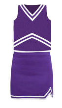 Load image into Gallery viewer, SHIMMER CHEER SUIT- PURPLE