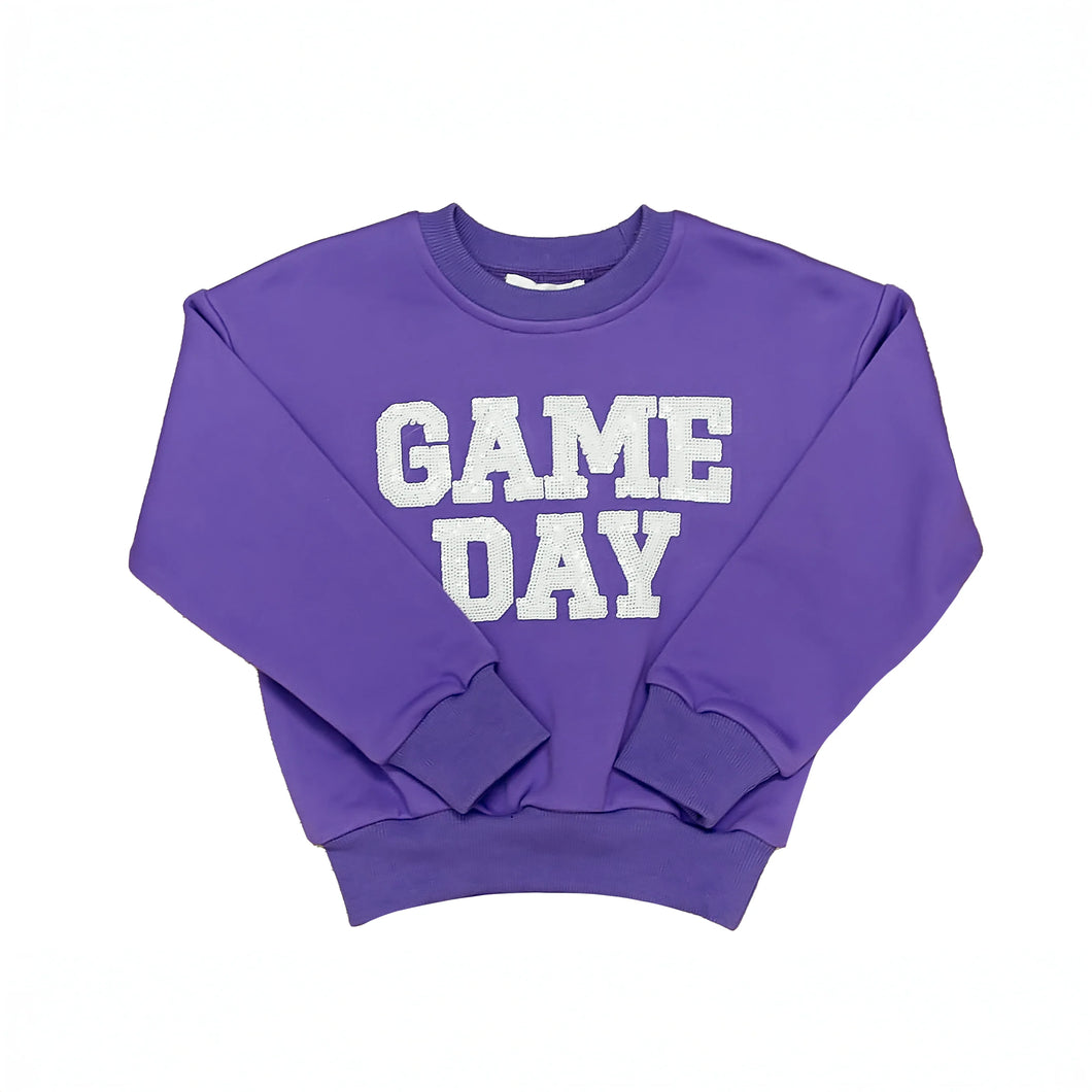 SEQUIN GAMEDAY SWEATSHIRT