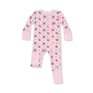 ROSE BOW LATTICE ROMPER