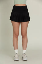 Load image into Gallery viewer, BLACK PLEATED SKIRT