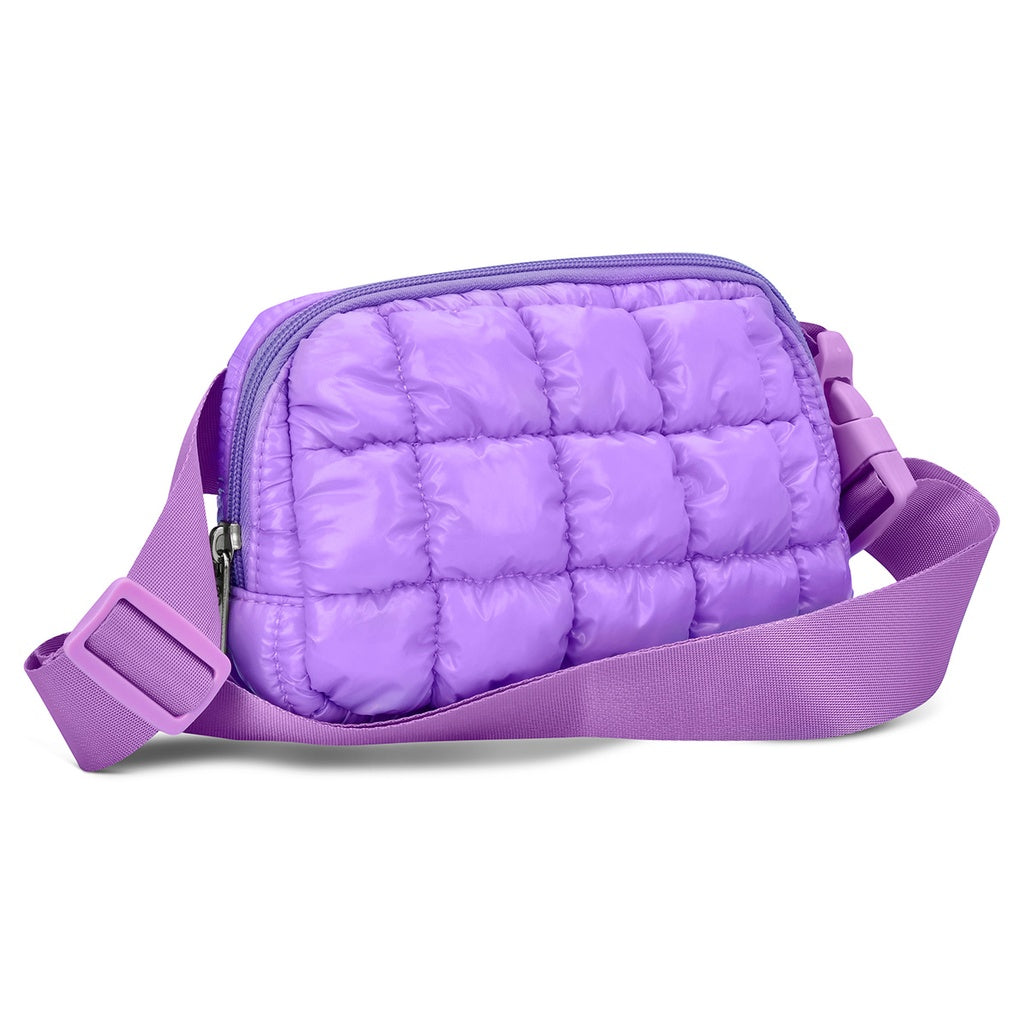 LAVENDER SHINY BELT BAG