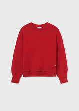 Load image into Gallery viewer, BASIC KNIT SWEATER- RED