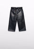 FAUX LEATHER CULOTTE PANTS