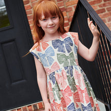 Load image into Gallery viewer, ADALINE DRESS- STRIPED BOWS