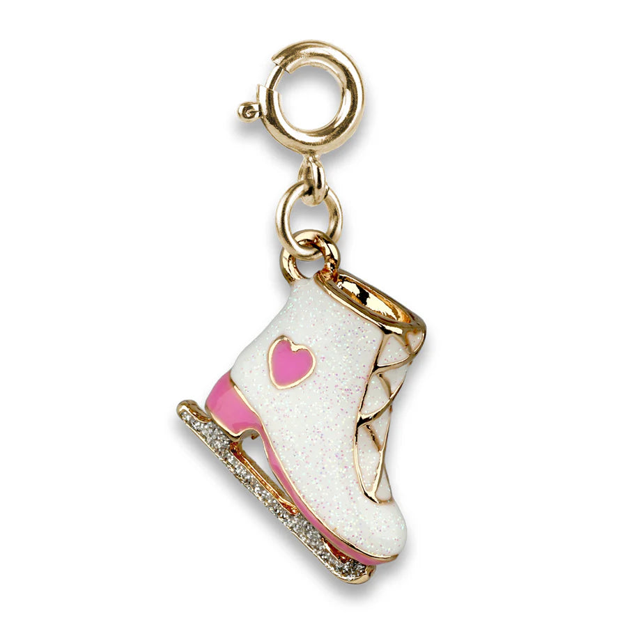 GLITTER ICE SKATE CHARM