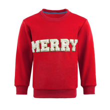 Load image into Gallery viewer, RED MERRY PEARL SWEATER