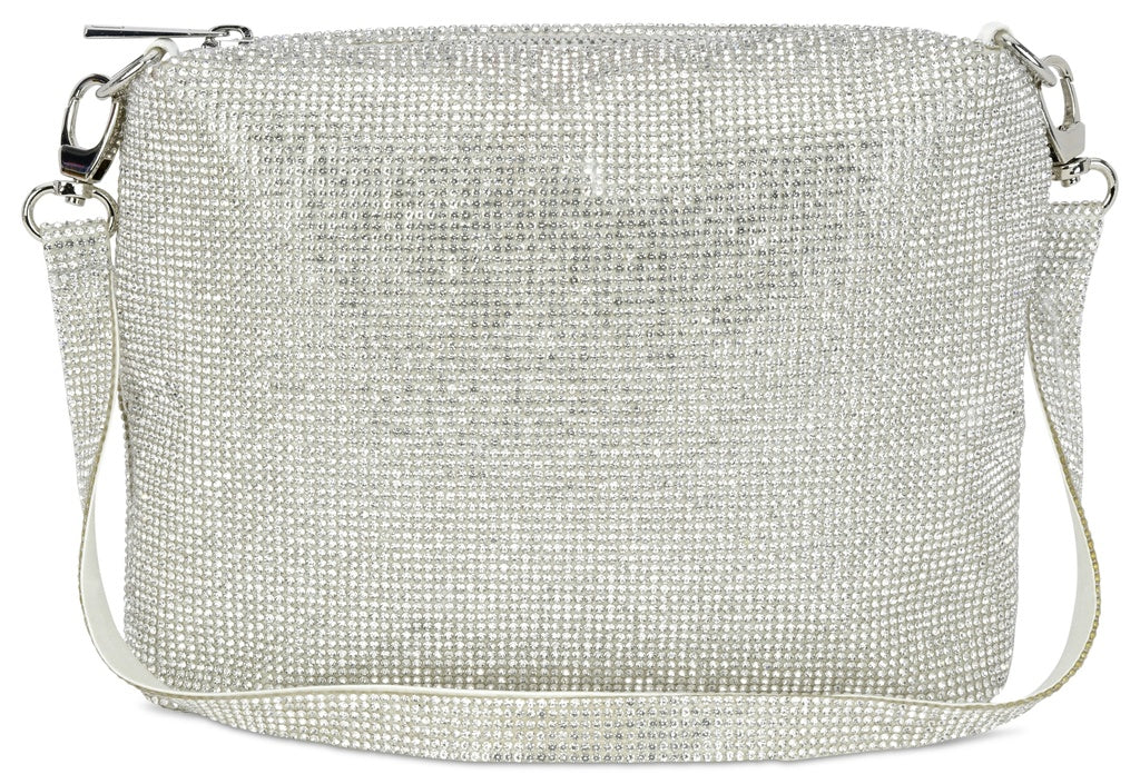 WHITE CRYSTAL CROSSBODY