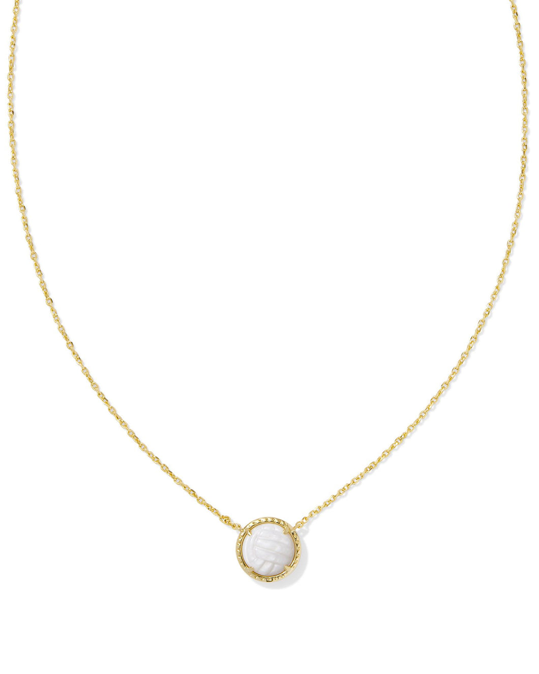 GOLD VOLLEYBALL NECKLACE