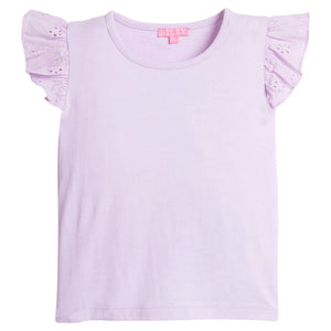 EYELET TANK- LILAC