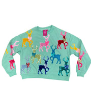 Load image into Gallery viewer, REINDEER &amp; BOWS SWEATSHIRT