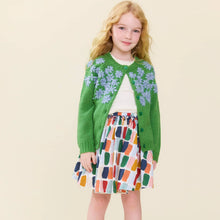 Load image into Gallery viewer, BLOSSOM SWEATER- BLUE EMBROIDERY