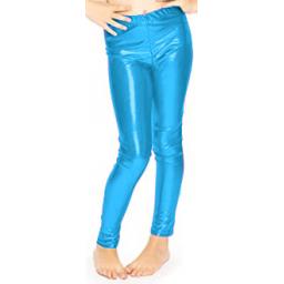 SHIMMER LEGGING- TURQUOISE