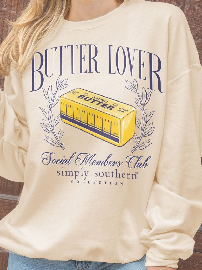 BUTTER LOVER CREWSHIRT